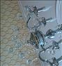 یک جفت لوستر سه شاخه بسیارتمیز