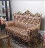 صندلی راحتی ، سرویس مبلمان استیل 7نفره ورق طلا نوو